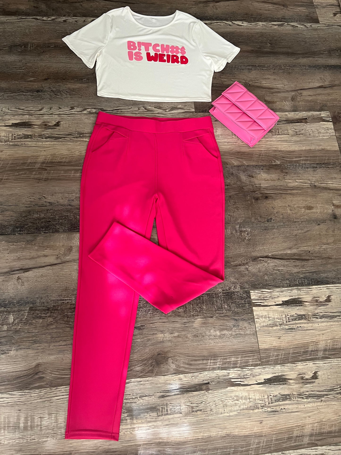 B’s weird crop top