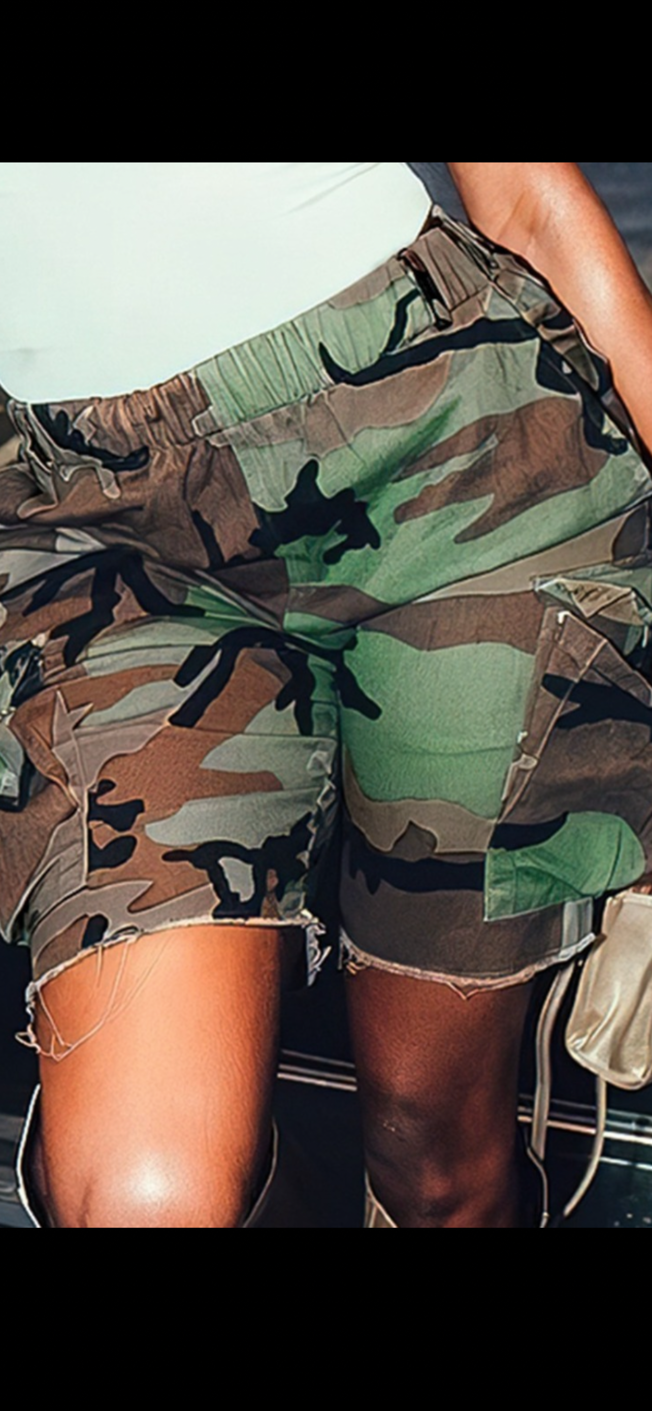 Plus Size Cargo Shorts