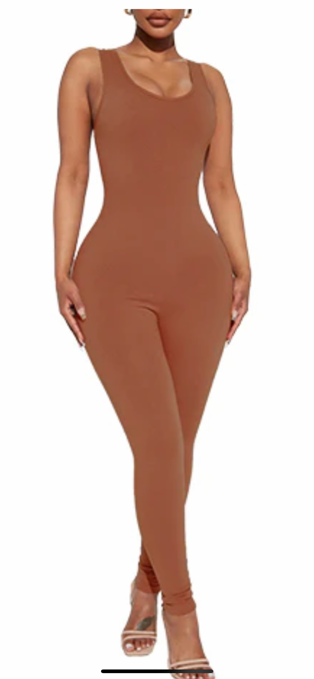 Basic Romper(Acorn Brown)