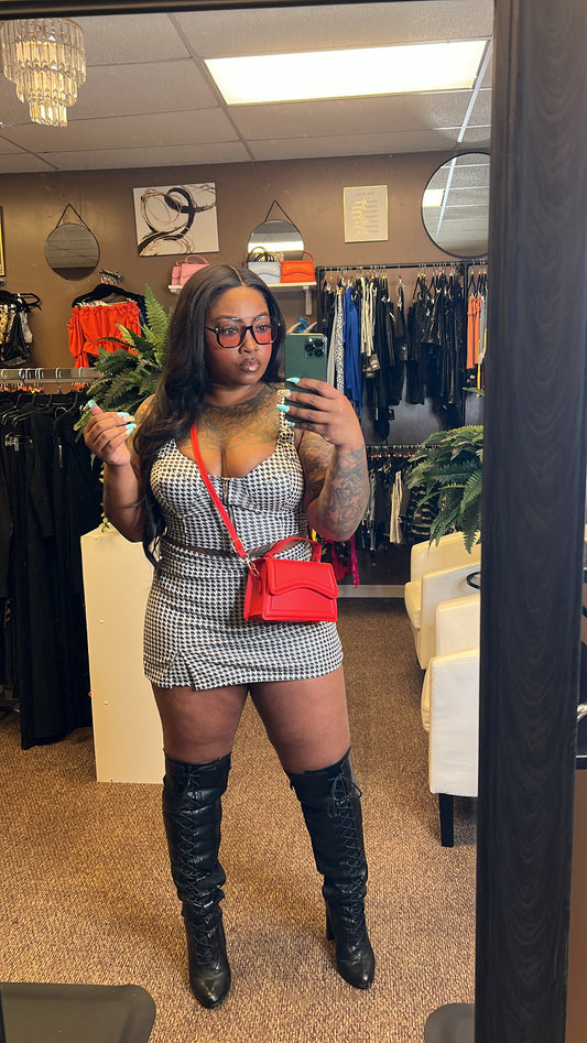 Two piece skirt set with great stretch.Model Wearing Medium