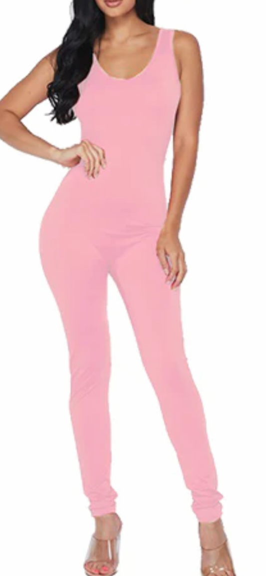 Basic Romper(Baby Pink)