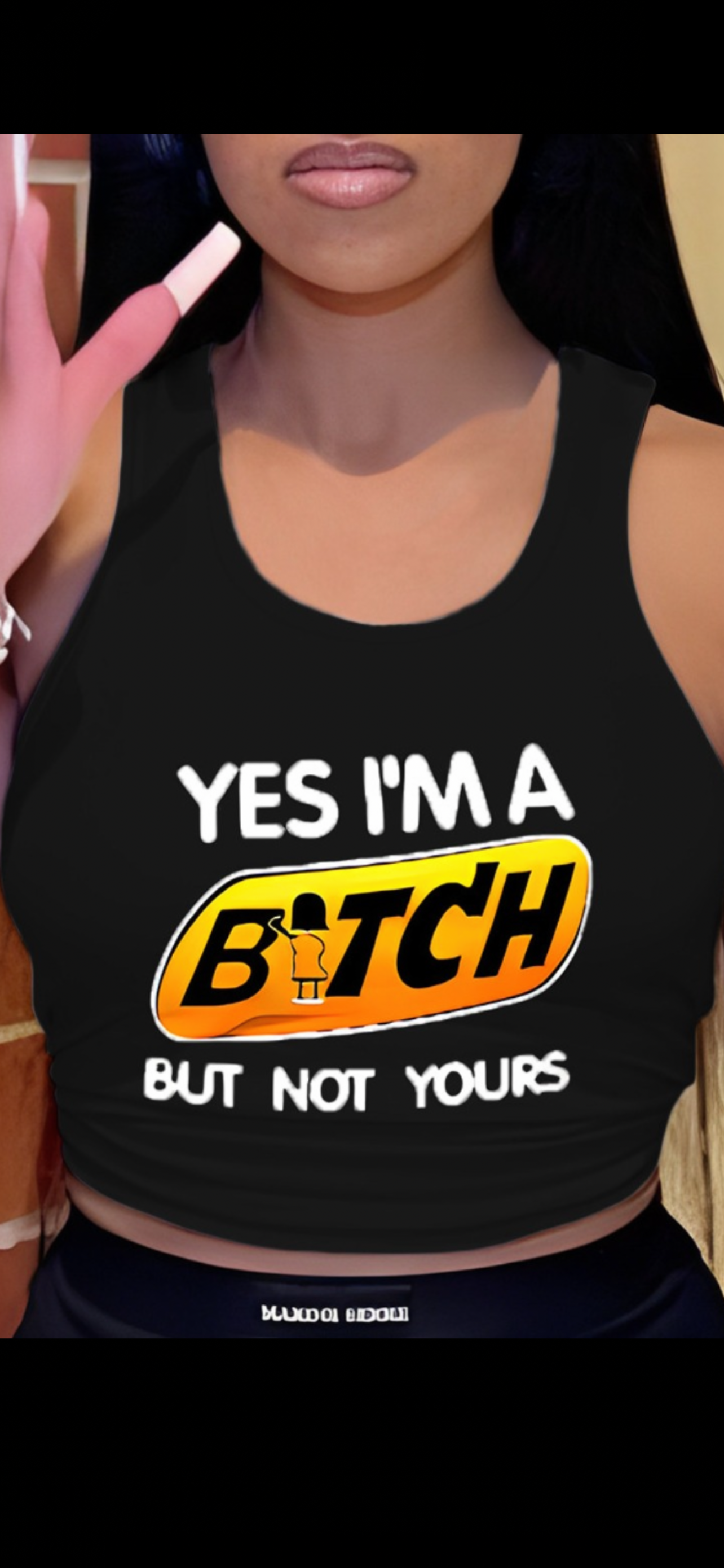 Graphic Crop Top